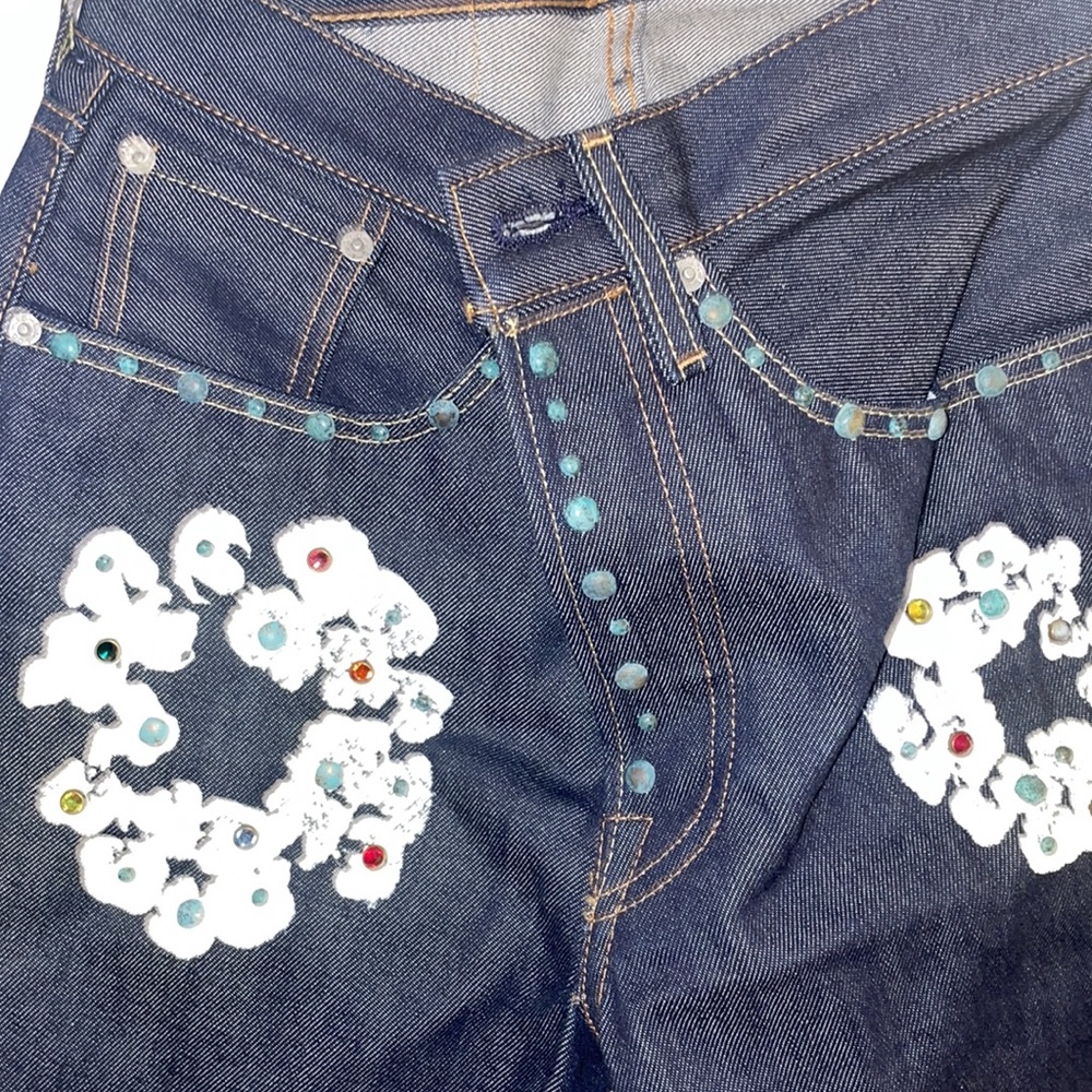 Denim Tears Rhinestones jeans - Picture 6 of 8